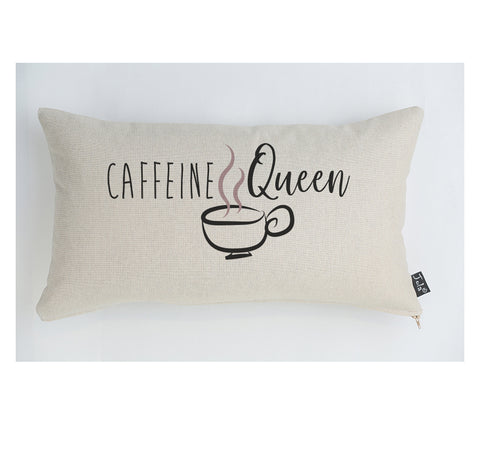 Caffeine Queen cushion