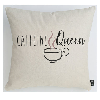 Caffeine Queen cushion