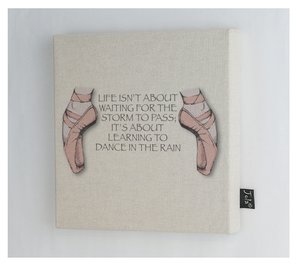 Ballet Shoe Canvas Frame