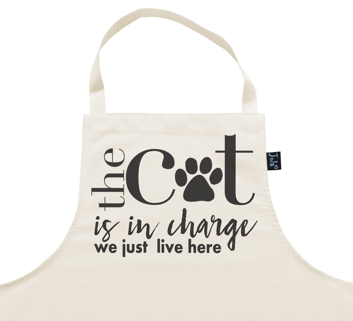 Cat in Charge Apron