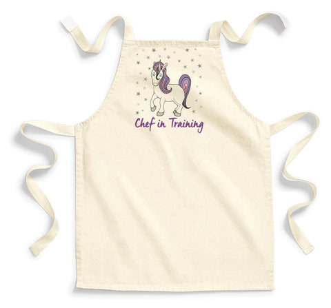 Chef in Training Unicorn Mini Apron