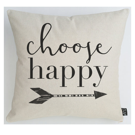 Choose Happy cushion