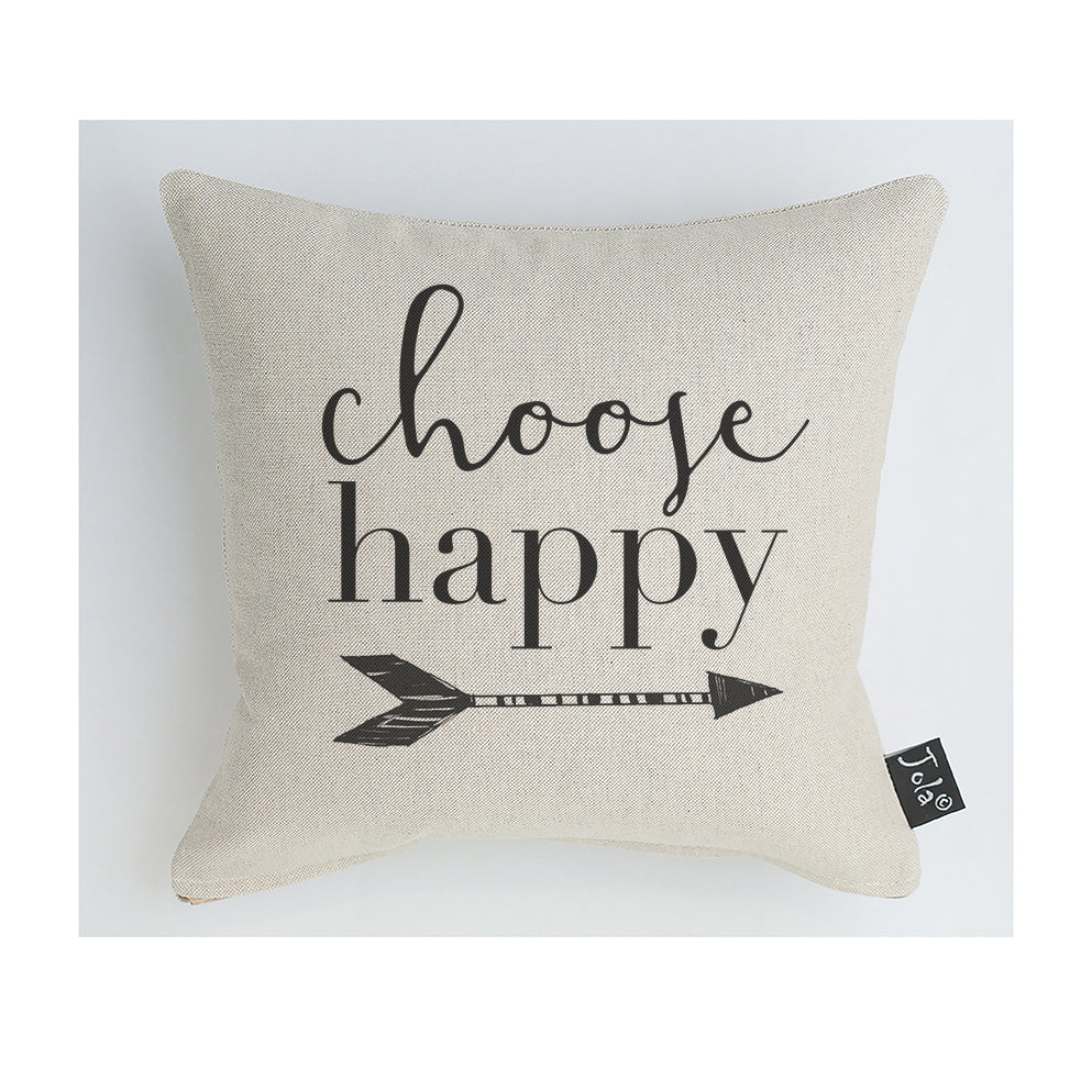 Choose Happy cushion