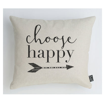 Choose Happy cushion