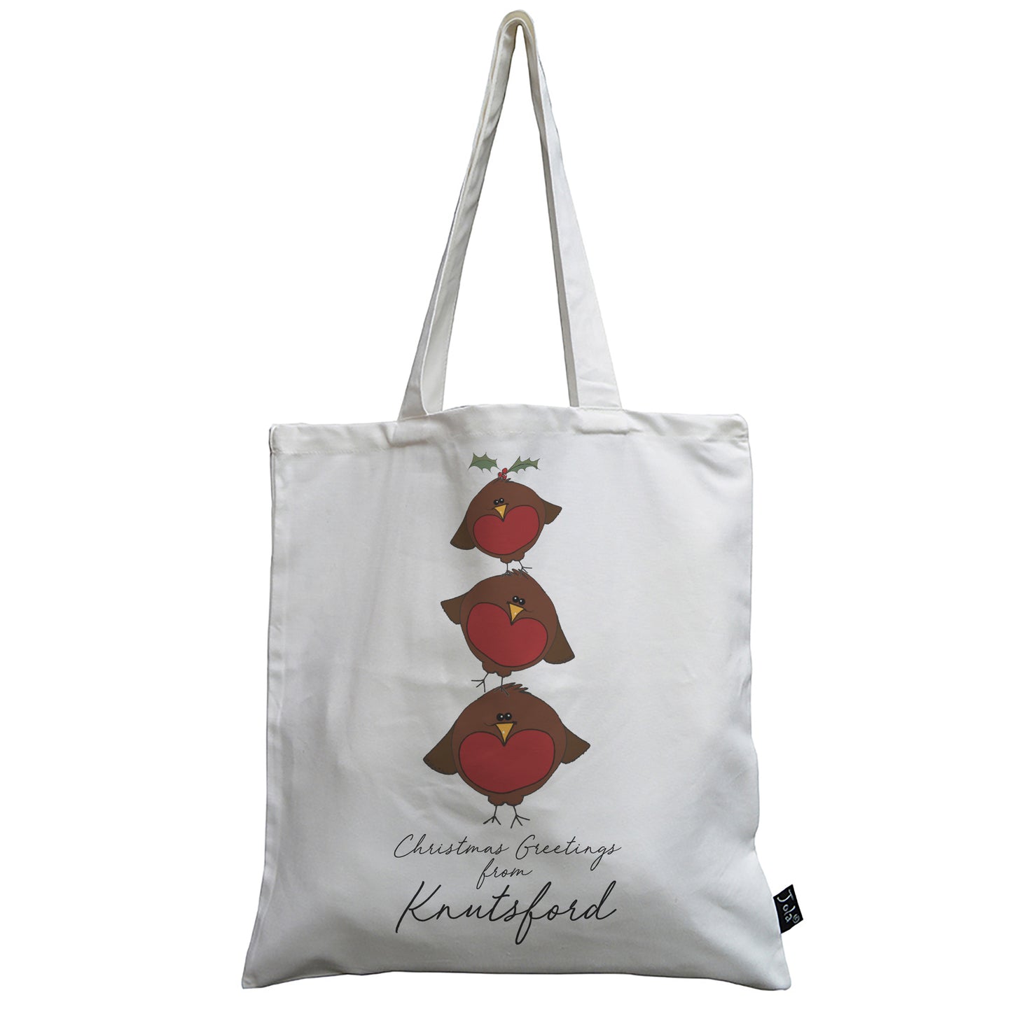 Personalised City Robin Tower canvas bag