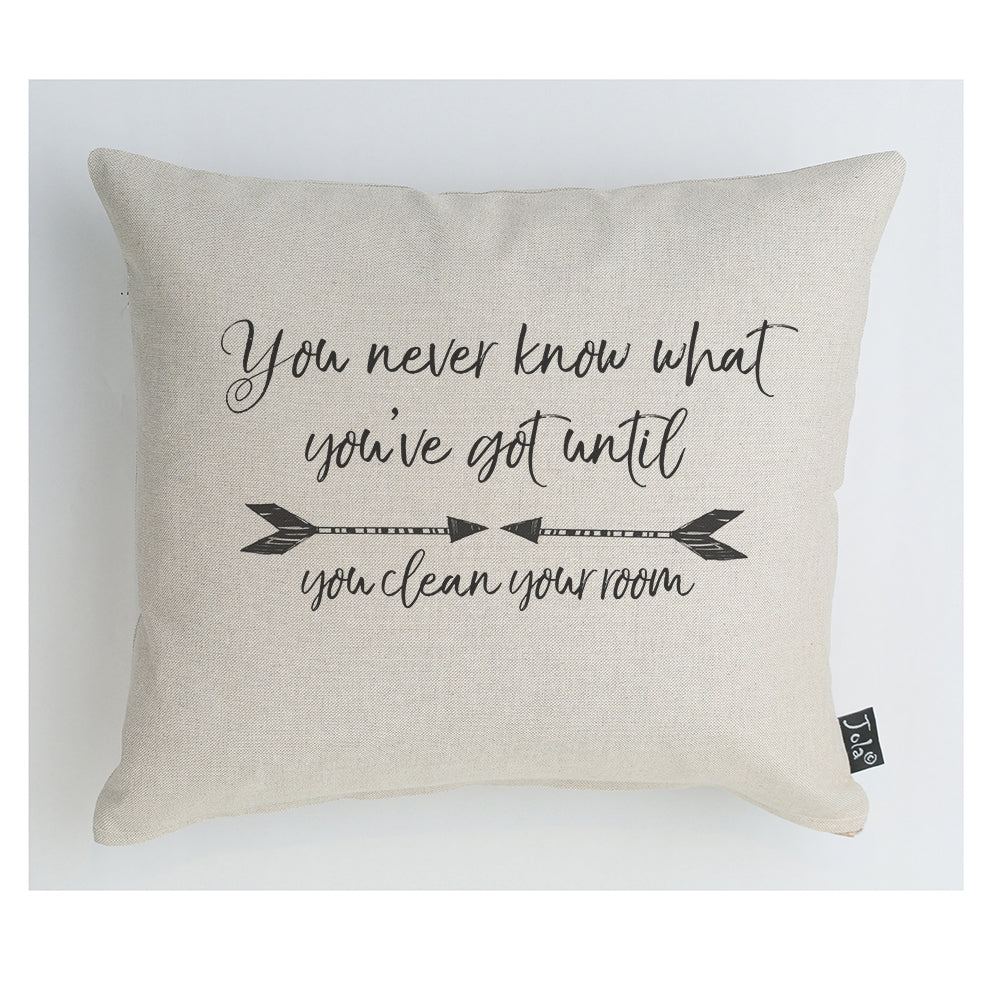 Clean room arrows cushion - Jola Designs