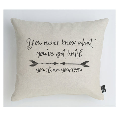 Clean room arrows cushion