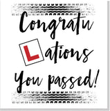 Congratulations you passed square card