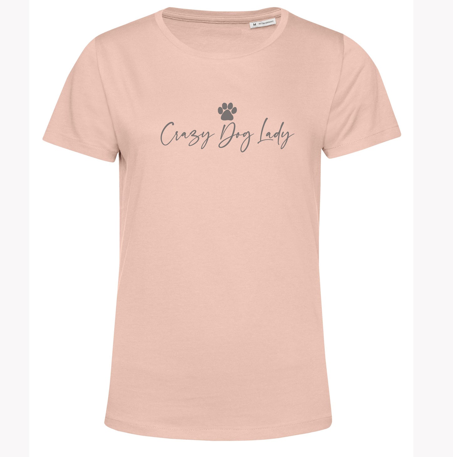 Organic Cotton T Shirt Crazy Dog Lady