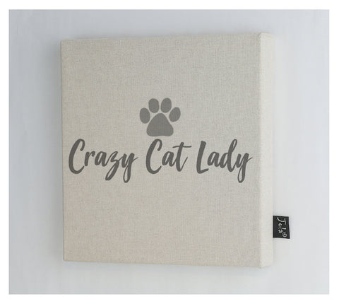 Crazy cat lady Canvas