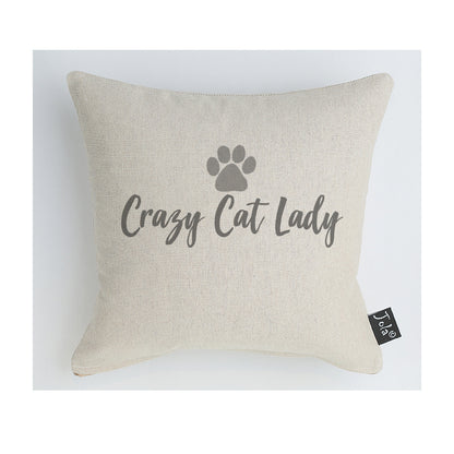 Crazy cat lady cushion