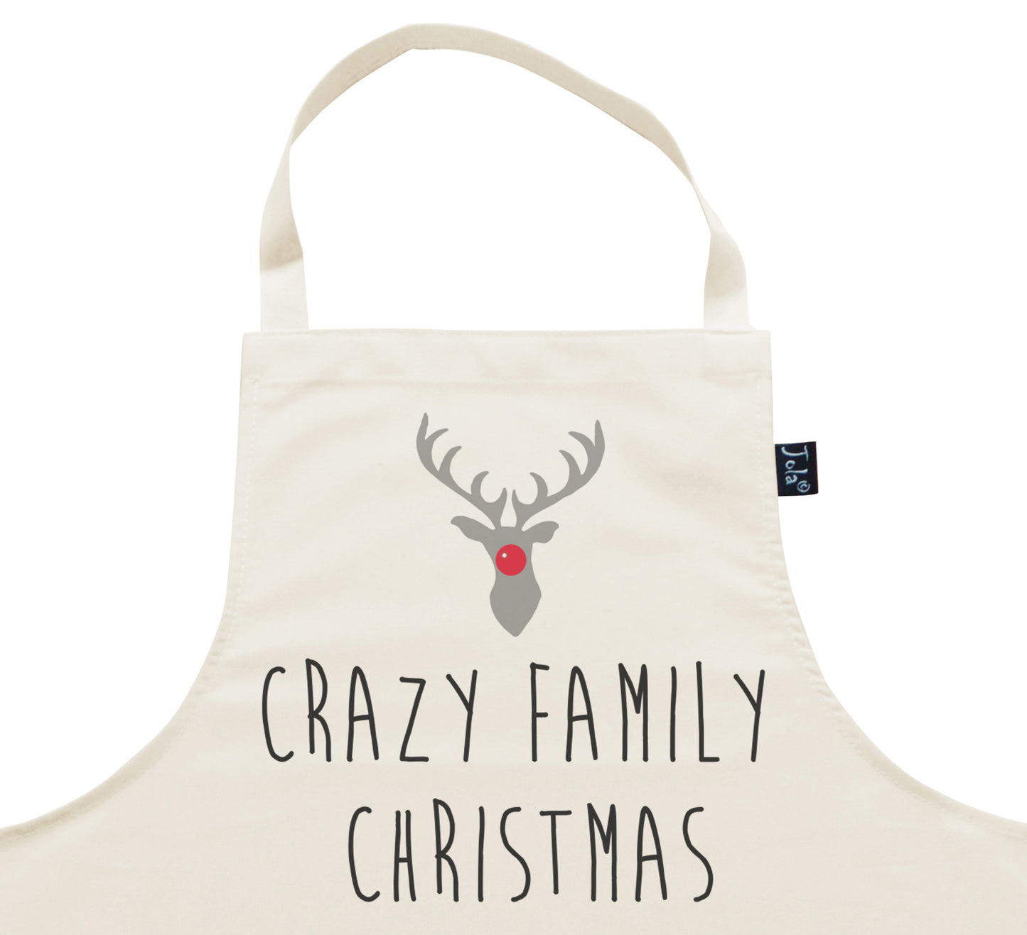 Crazy family Christmas Reindeer Apron