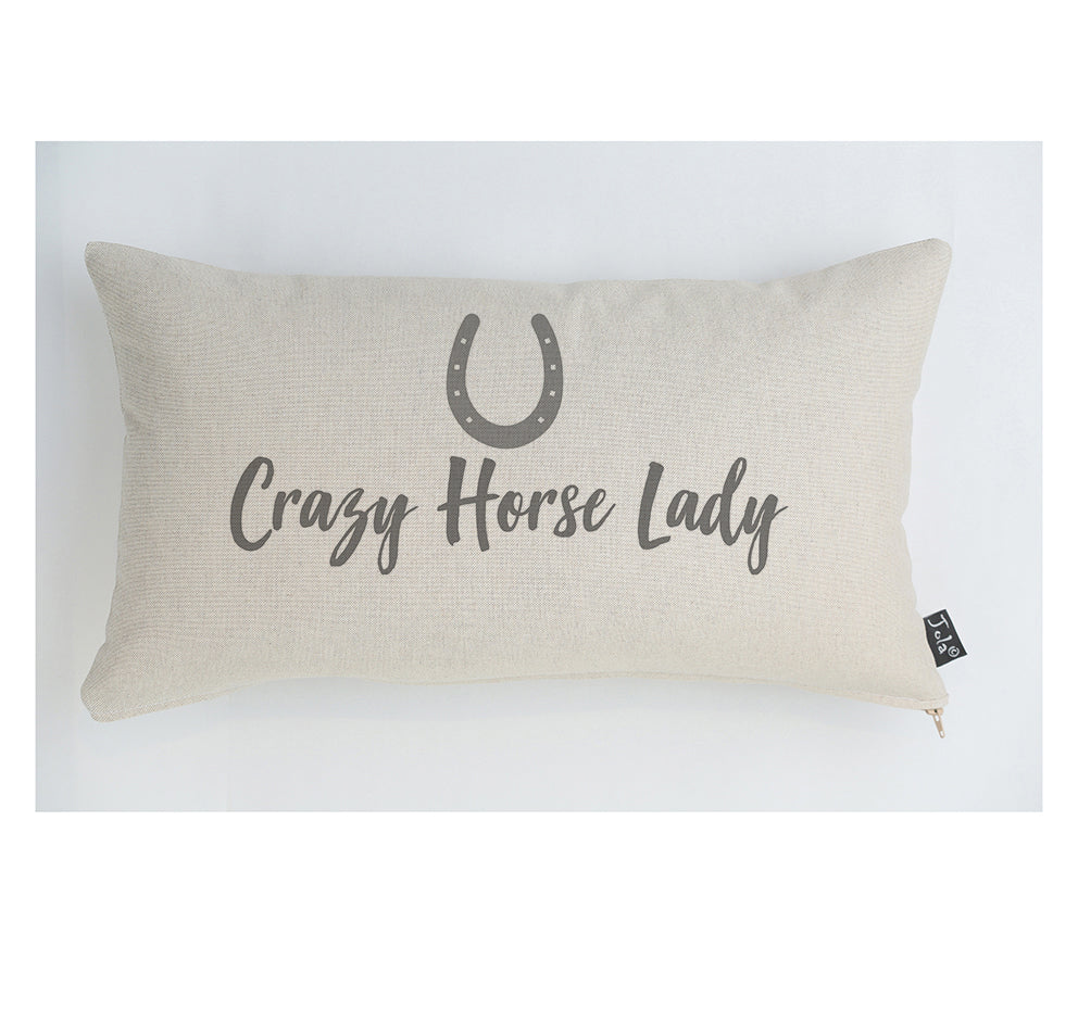 Crazy Horse Lady cushion