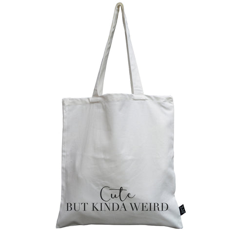 Kinda Weird canvas bag
