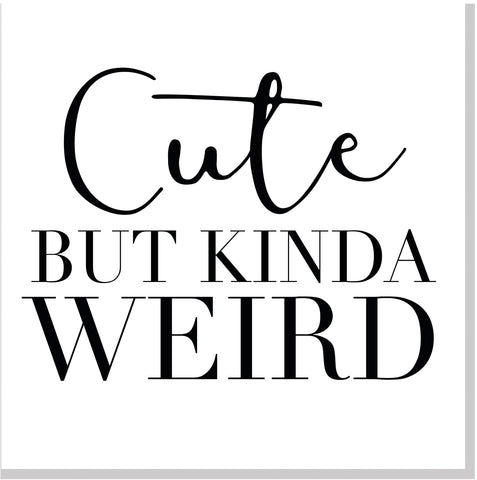 Cute but kinda weird square card
