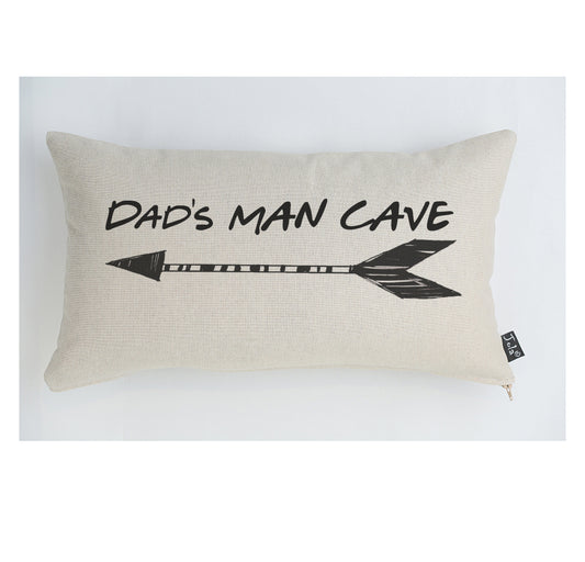 Dad's Man Cave Arrow Cushion