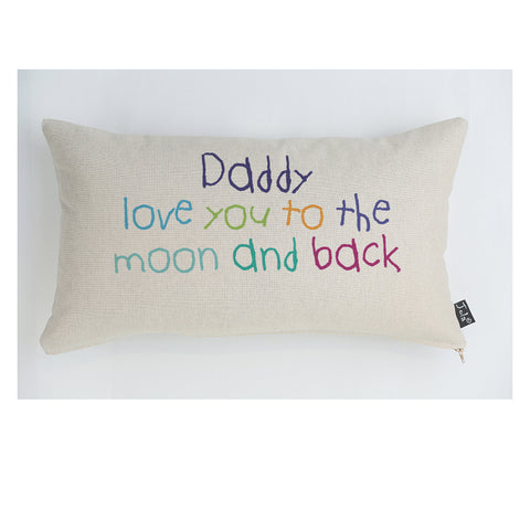 Daddy Moon and Back multi cushion