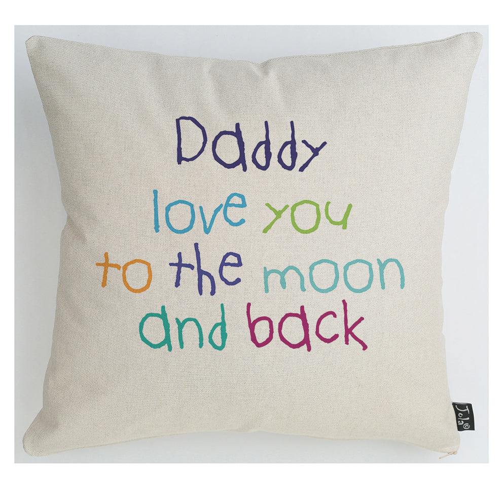 Daddy Moon and Back multi cushion - Jola Designs