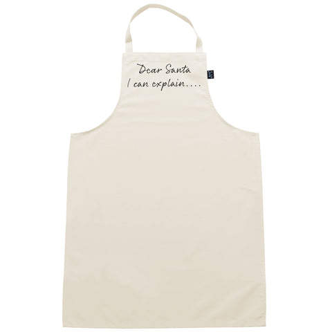 Dear Santa I Can Expain Apron