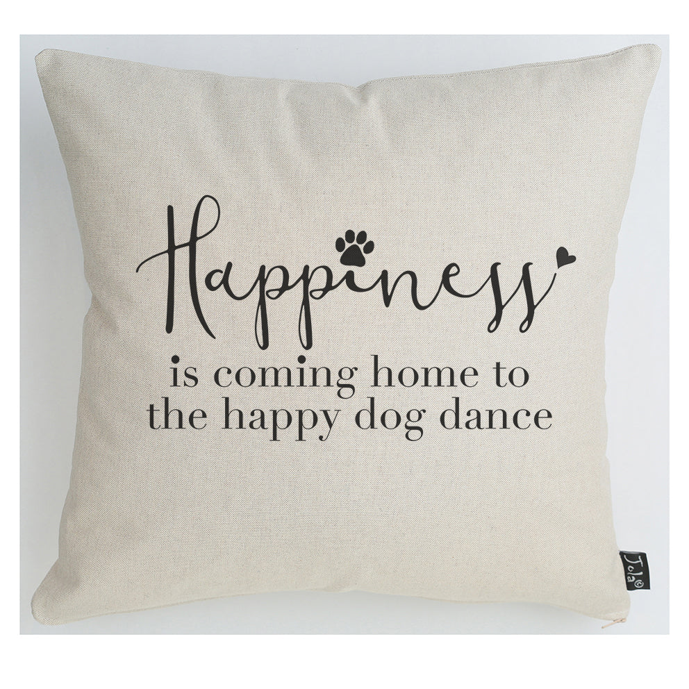 Happy Dog Dance cushion