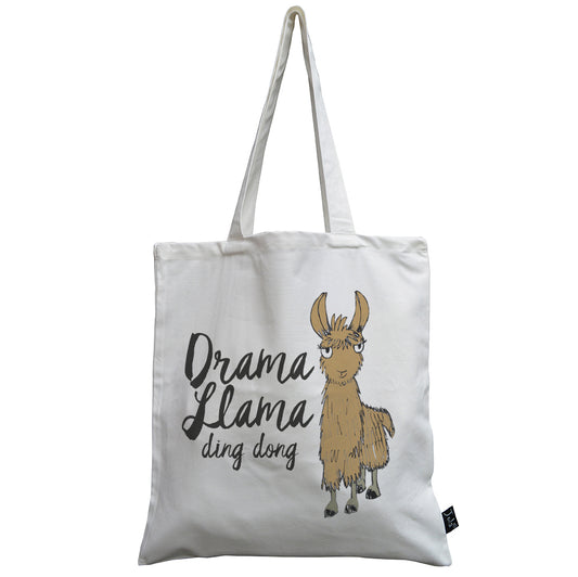 Drama Llama canvas bag