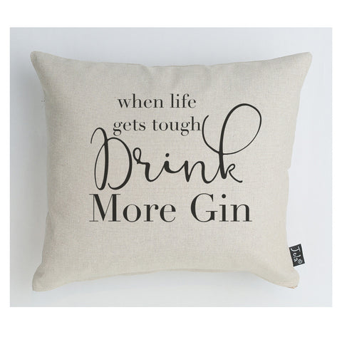 More Gin cushion
