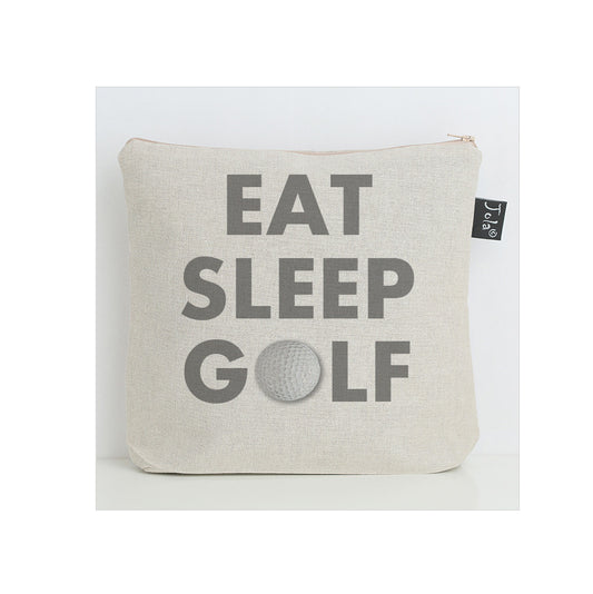 Eat Sleep Golf Wash Bag - Jola Designs