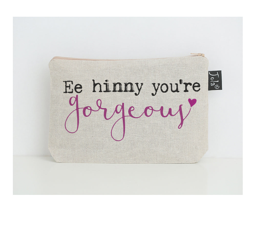 Ee Hinny you're gorgeous small make up bag