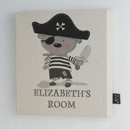 Cute Pirate canvas frame