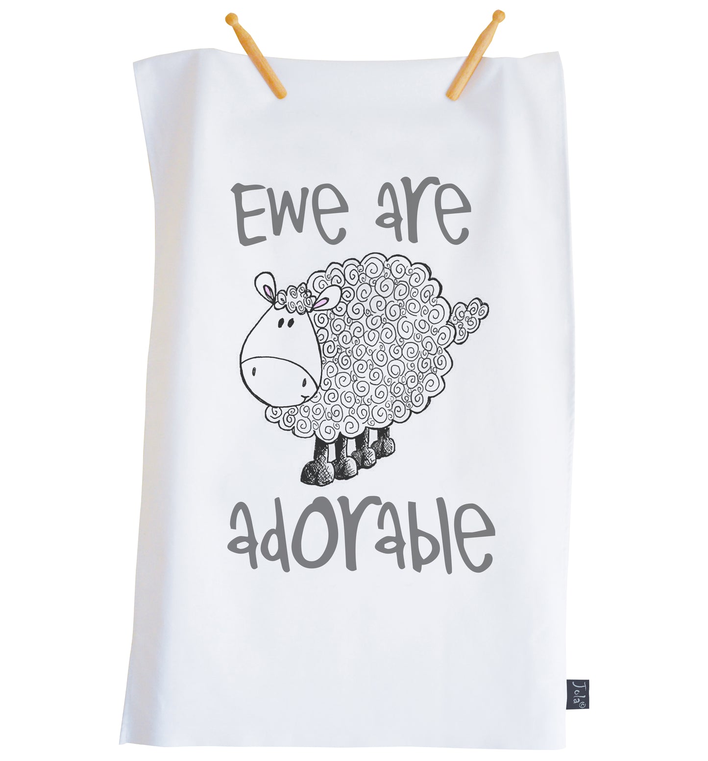 Ewe are adorable tea towel