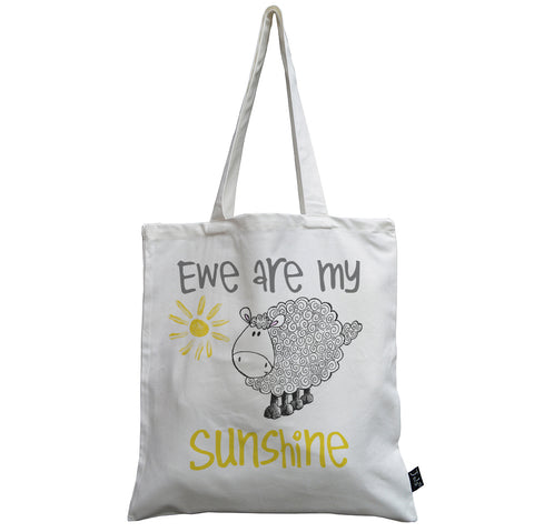 Ewe are my sunshine canvas bag