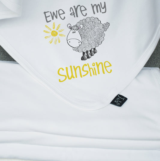 Ewe are my sunshine Baby Blanket