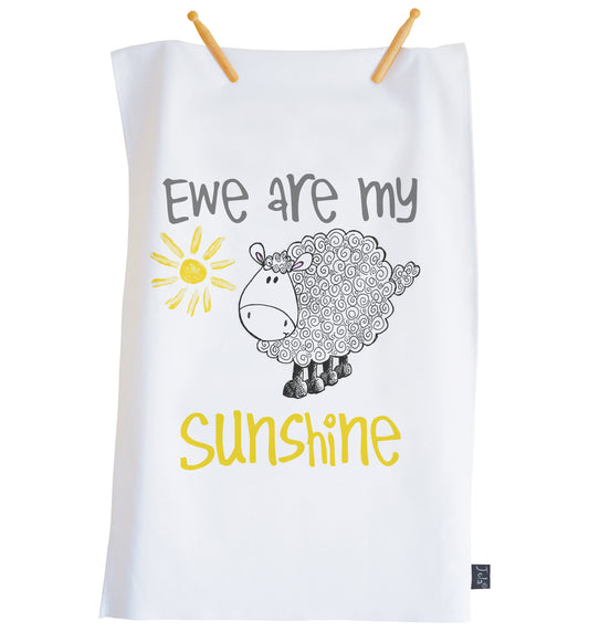 Ewe are my sunshine tea towel