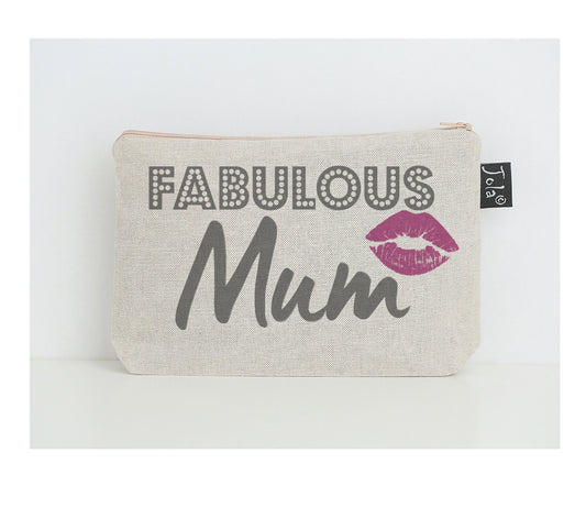 Fabulous Mum Lipstick small make up bag