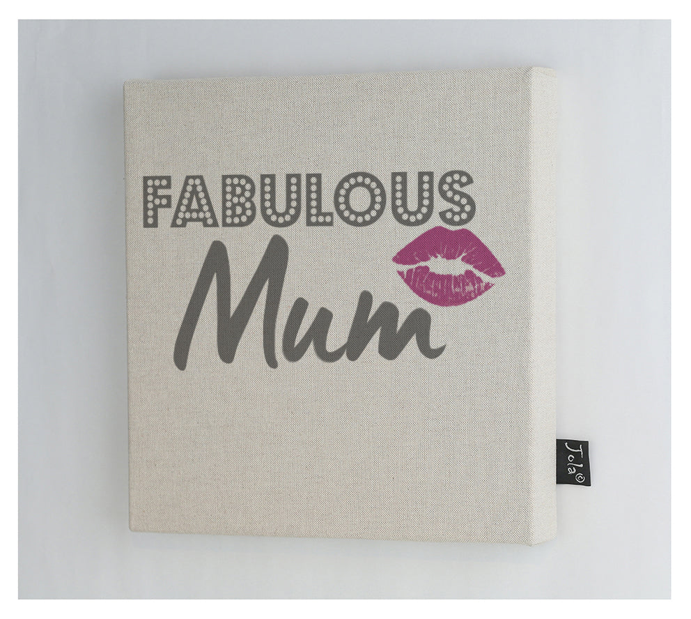 Fabulous Mum Lipstick Canvas Frame