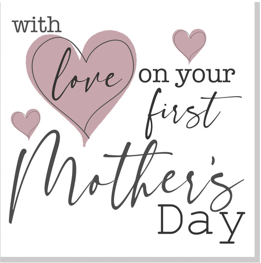 First Mother's Day square card