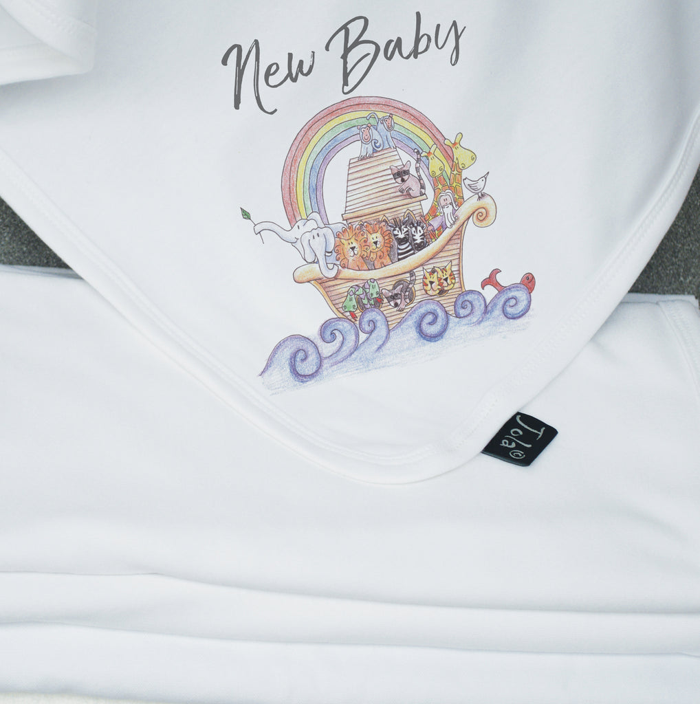 Noah's Ark Baby Blanket