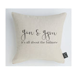 Gin & Gym cushion