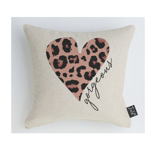 Gorgeous Leopard Pink cushion