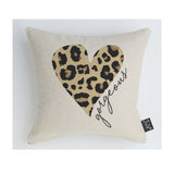 Gorgeous Leopard Natural cushion