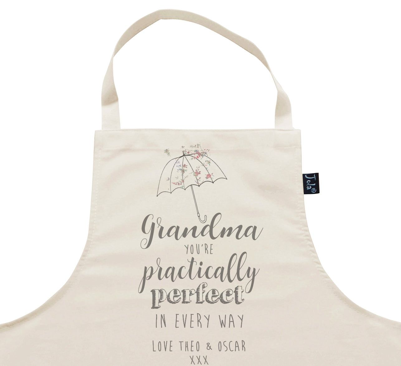 Personalised Practically Perfect Apron