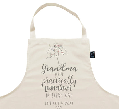 Personalised Practically Perfect Apron