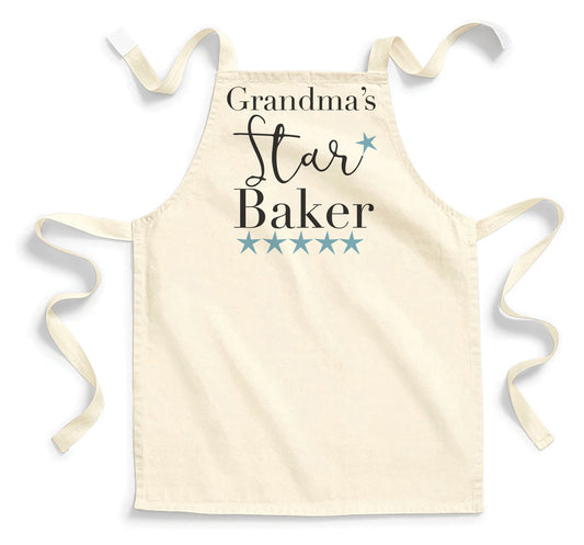 Grandma's Star Baker Childs Apron