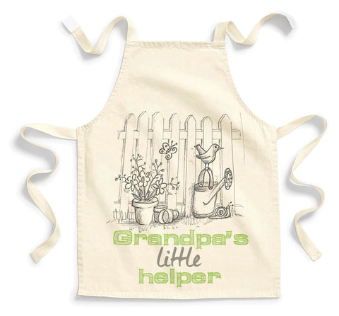 Grandpa's Little Helper Childs Apron