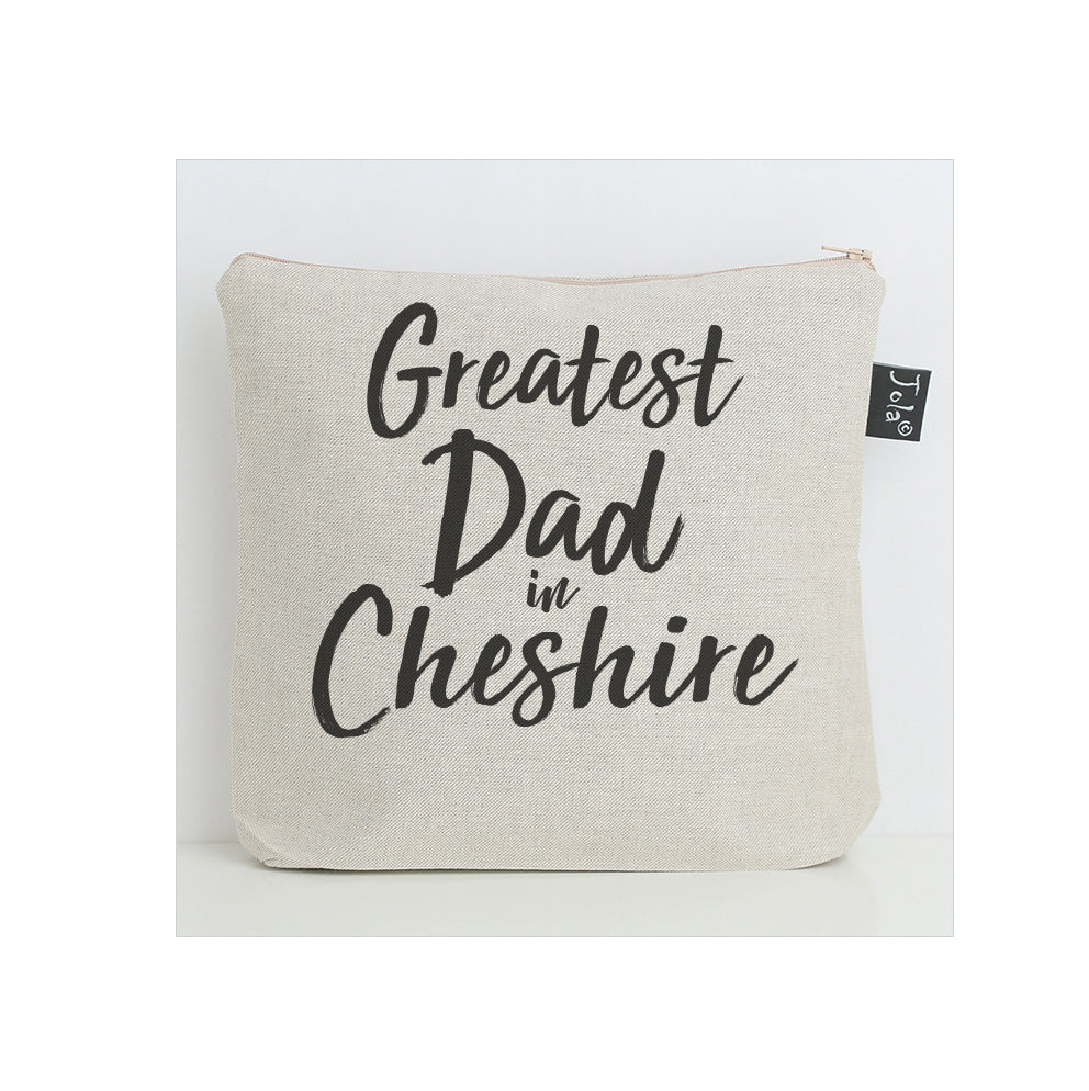 Personalised Greatest Dad city wash bag