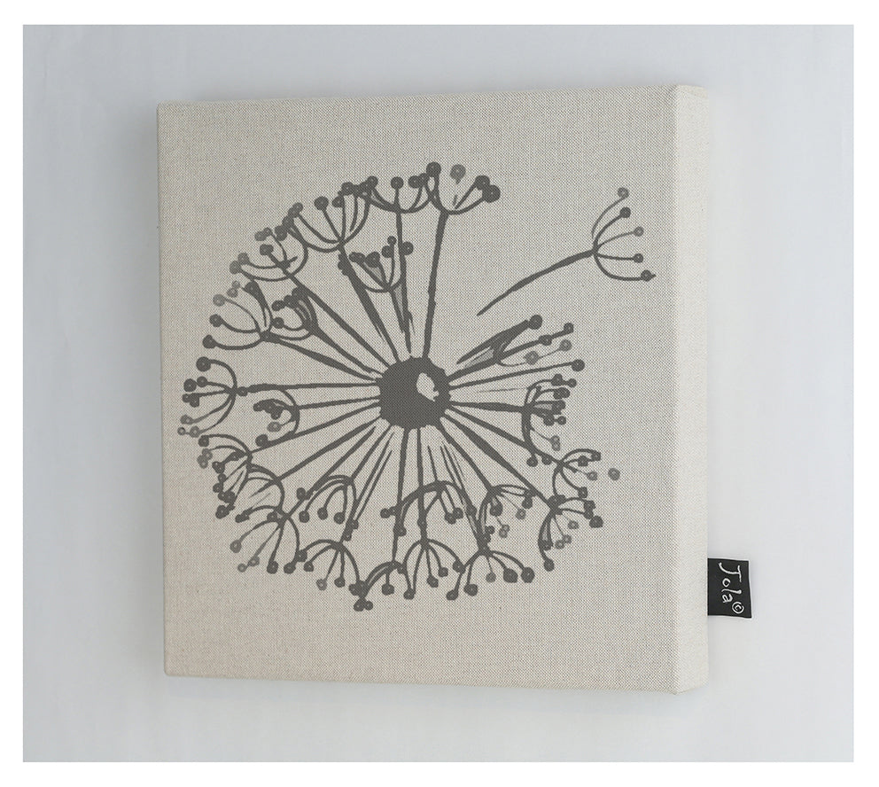 Dandelion canvas frame