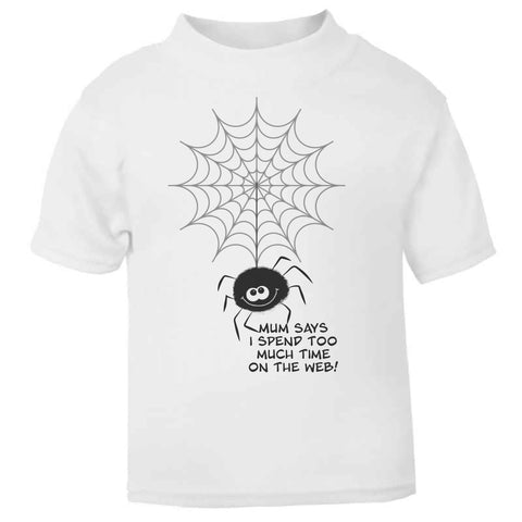 Web Halloween Toddler T Shirt