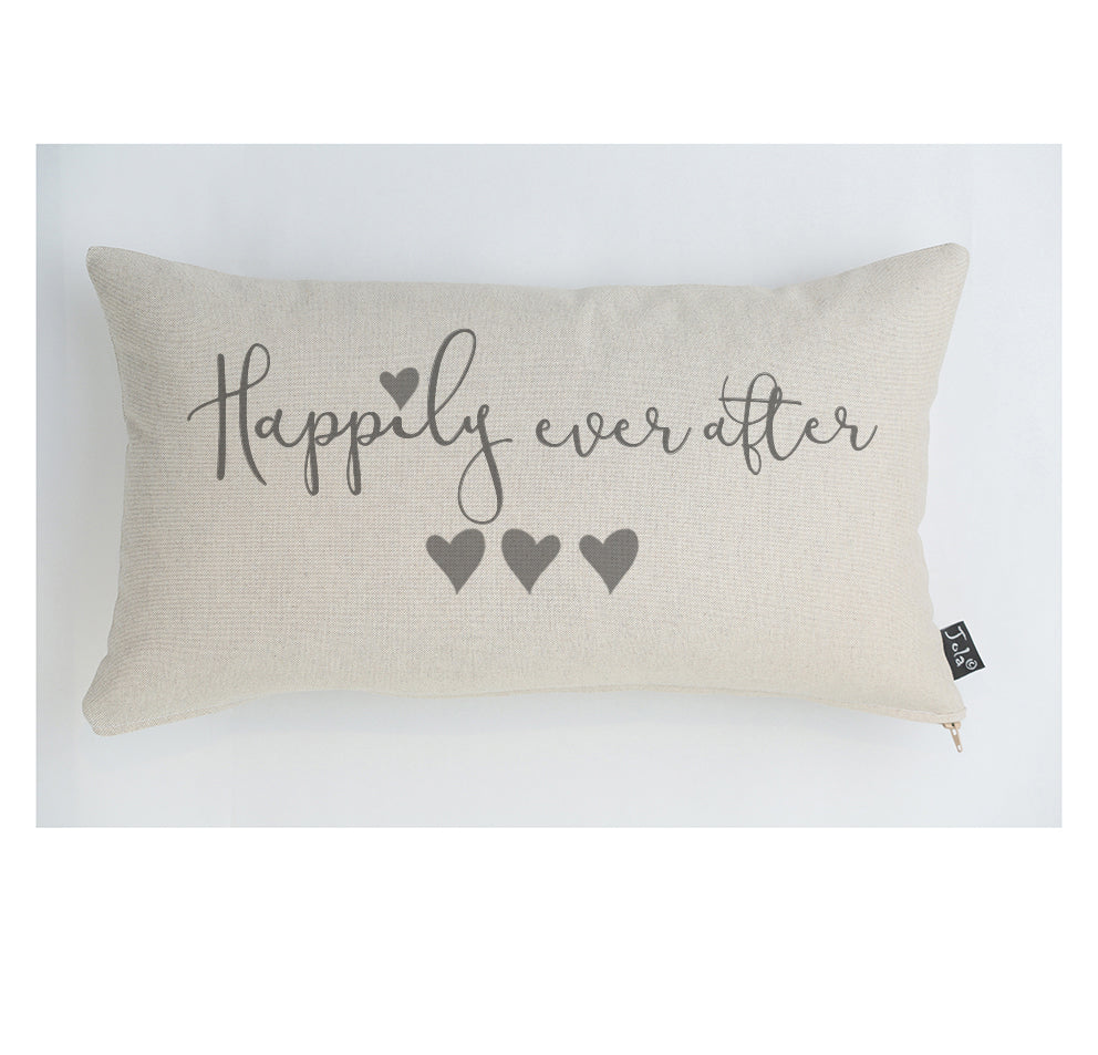 Grey heart cushion store