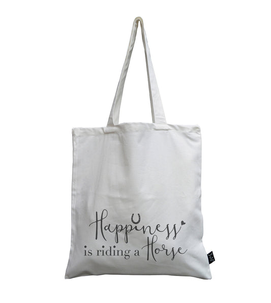 Happiness is Riding a Horse canvas bag
