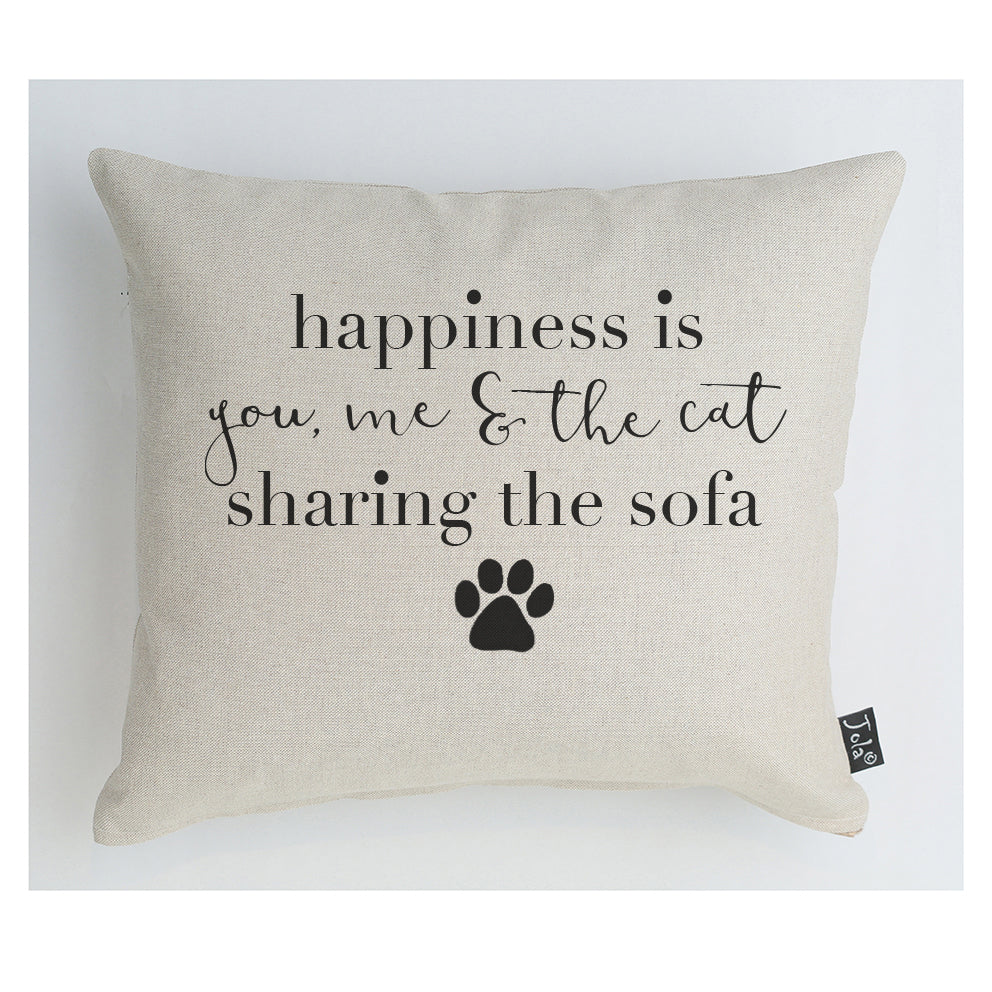 Happiness Cat Cushion